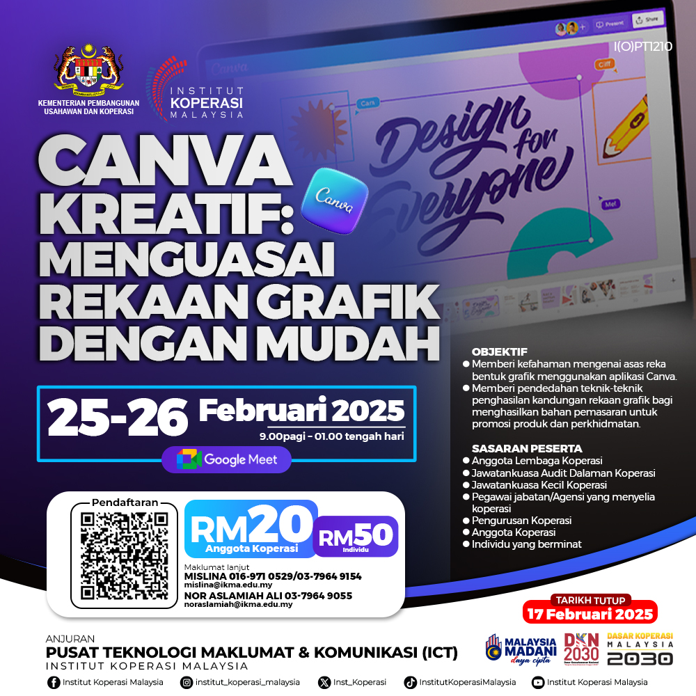 CANVA KREATIF: MENGUASAI REKAAN GRAFIK DENGAN MUDAH